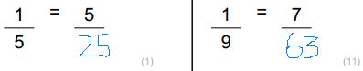 Equivalent Fractions worksheets